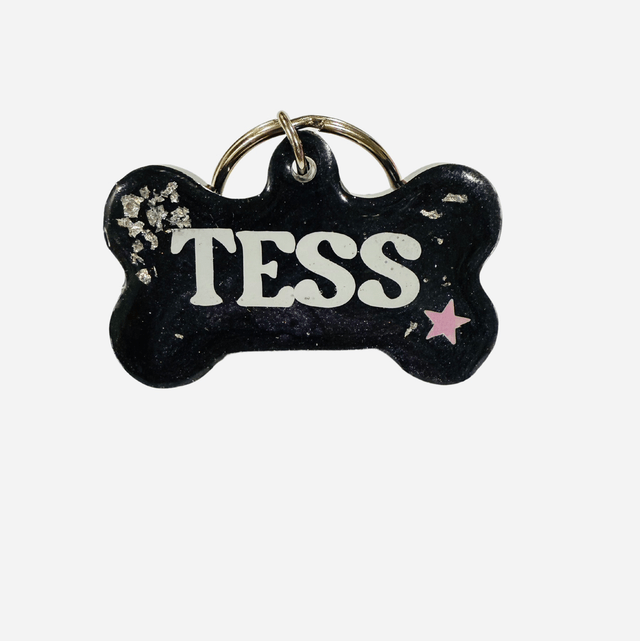 Médaille pour chien personnalisable en résine 