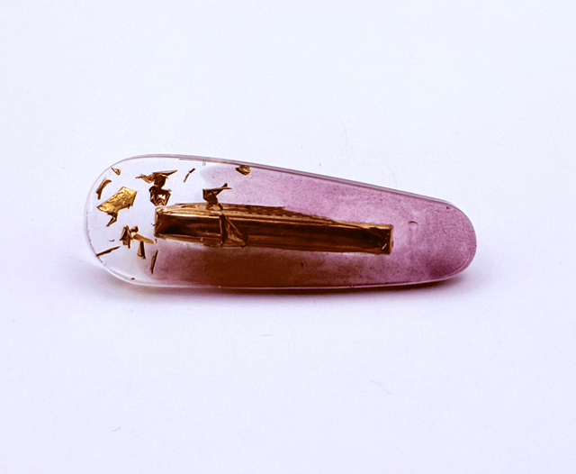 Barrettes en résine 