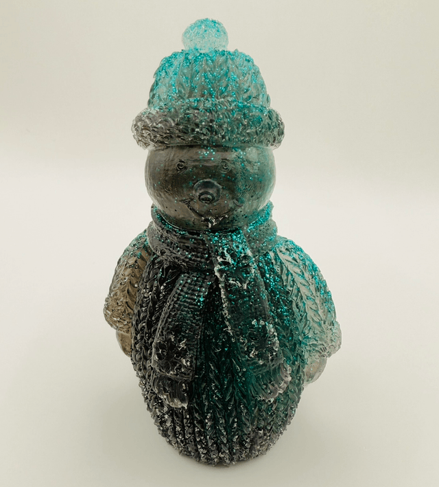 Bonhomme de neige en résine