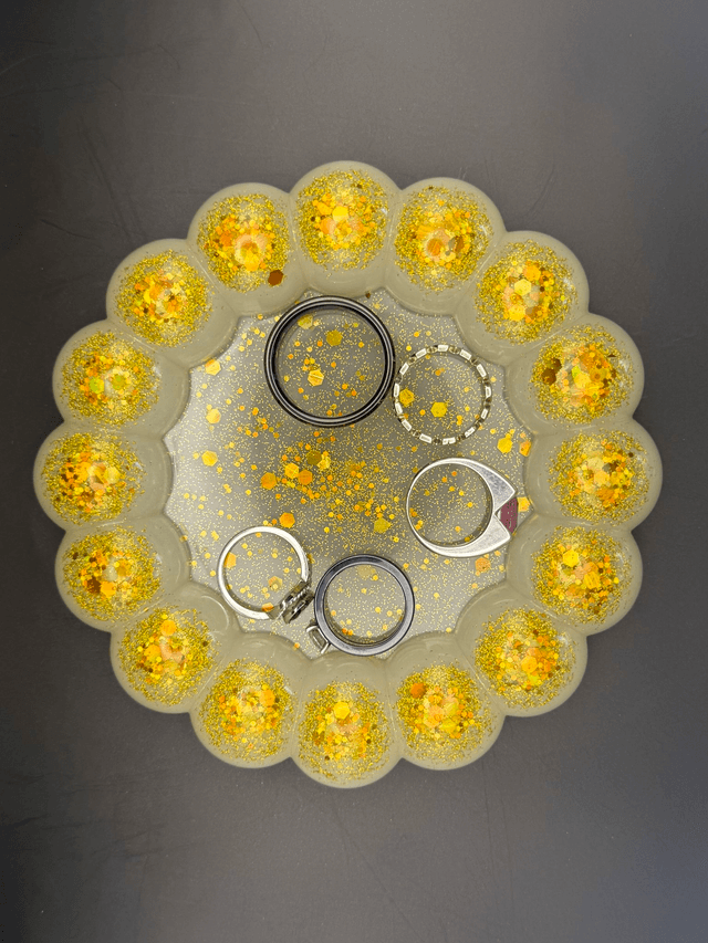 Vide poche bulles en résine