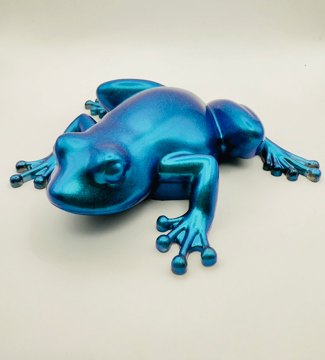 Grenouille holographique en résine 