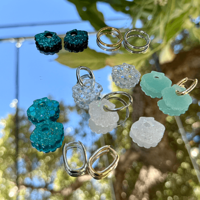 Boucles d oreilles interchangeables 