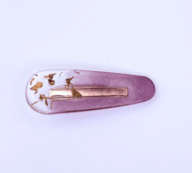 Barrettes en résine 