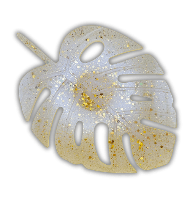 Plateau Monstera en résine
