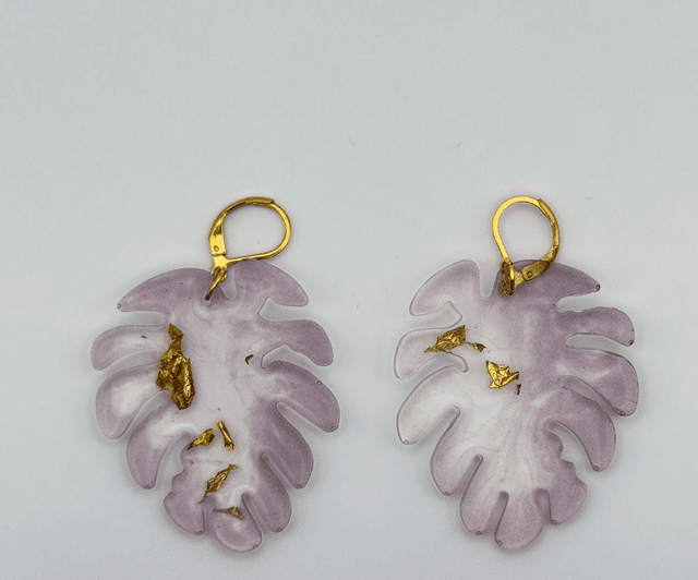 Boucles d’oreilles Monstera 